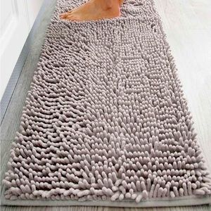Microfiber Floor Mat, Chenille Ultra Soft Washable Dry Fast Water Absorbent-NEW!